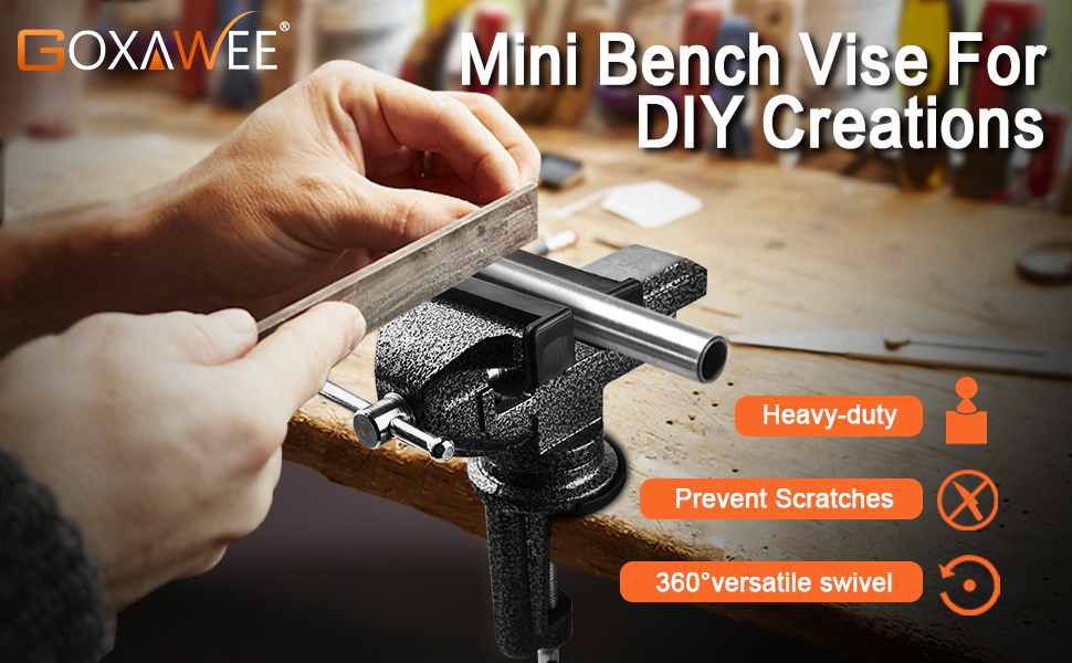 Mini Bench Vise for DIY Creations